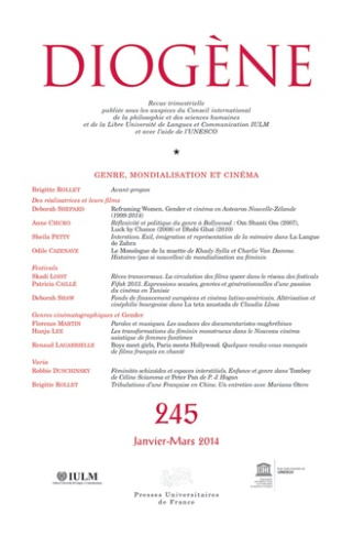 Diogène N° 245, Janvier-mars 2014 : Genre, mondialisation et cinéma