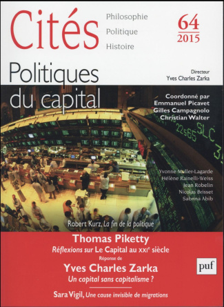 Cités N° 64/2015 : Politiques du capital