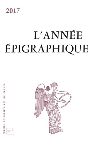 L'année épigraphique. Edition 2017