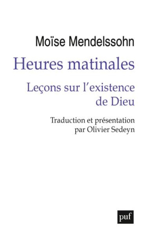 Heures matinales. Leçons sur l’existence de Dieu