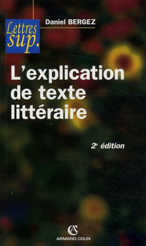 L'EXPLICATION DE TEXTE LITTERAIRE