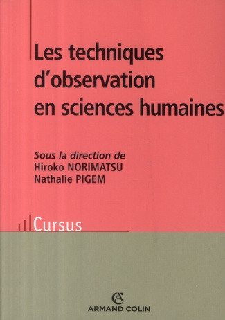 Les techniques d'observation en sciences humaines
