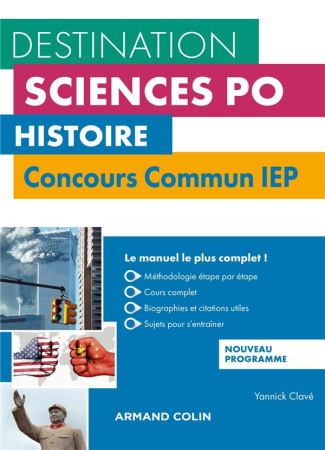 Histoire. Concours commun IEP, Edition 2021