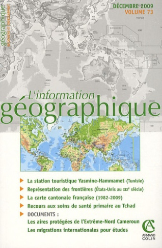 L'information géographique N° 73, Décembre 2009