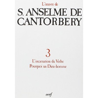 OEUVRE A DE CANTORBERY. Tome 3