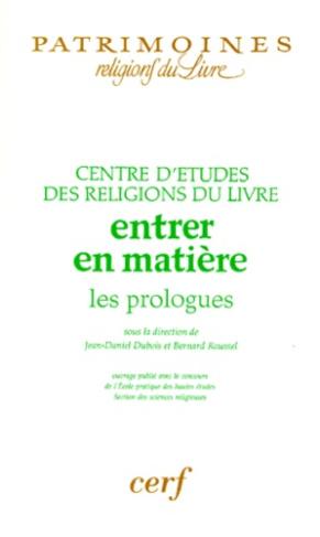 ENTRER EN MATIERE. Les prologues