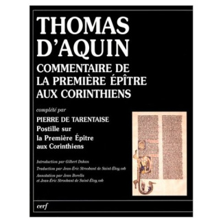 Commentaire de la première épître aux Corinthiens complété par la Postille sur la première épître au