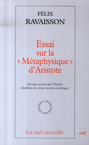 Essai sur la "métaphysique" d'Aristote