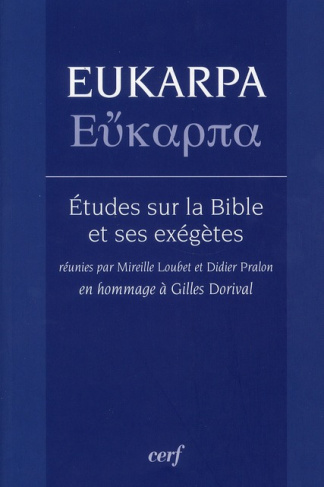 Eukarpa, études sur la Bible et ses exégètes