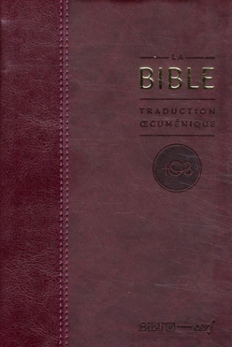 La Bible TOB. Traduction oecuménique avec introductions, notes essentielles, glossaire, reliure semi