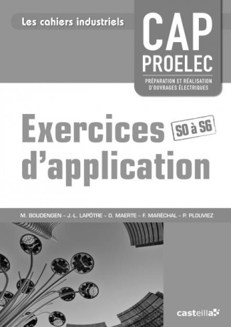 Exercices d'application CAP Proelec professeur