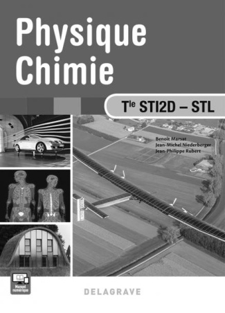 Physique chimie Tle STI2D, STL. Livre du professeur, Edition 2016