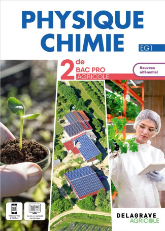 Physique - Chimie 2de Bac Pro Enseignement Agricole. Pochette élève, Edition 2023