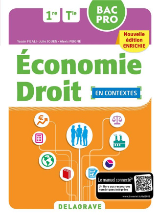 Economie droit 1re, Tle Bac Pro. Pochette de l'élève