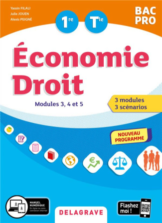 Economie-droit 1re Tle Bac Pro. Pochette élève, Edition 2020