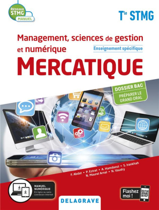 Management, sciences de gestion et numérique Mercatique enseignement spécifique Tle STMG. Edition 20