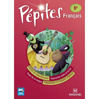 Français 6e Pépites. Manuel (Maroc), Edition 2017