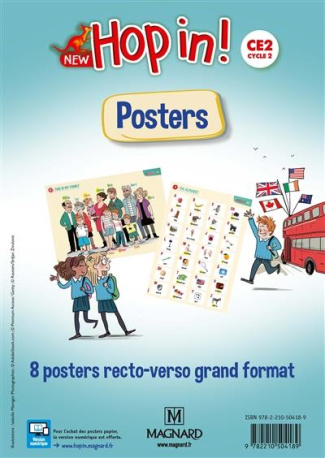 NEW HOP IN! ANGLAIS CE2 (2018) - POSTERS
