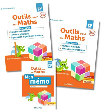 Outils pour les Maths CP. Pack en 3 volumes, Edition 2024