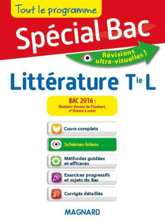 Littérature Tle L, bac 2016