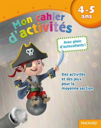Mon cahier d'activités Pirate. 4-5 ans