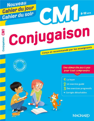 Cahier du jour/Cahier du soir Conjugaison CM1. Edition 2021