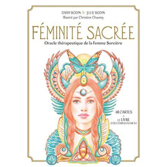 Coffret Féminité sacrée. Oracle thérapeutique de la Femme Sorcière. Avec 48 cartes et 1 livret d'acc