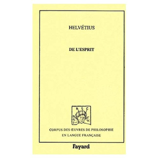 DE L'ESPRIT (1758)