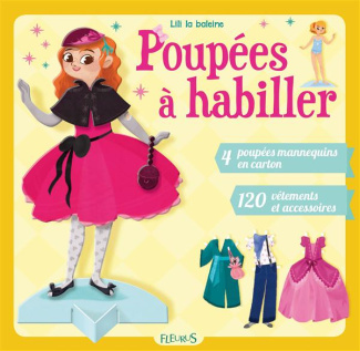 Poupées à habiller. 40 poupées mannequins en carton, 120 vêtements et accessoires