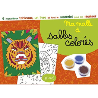 Ma malle à sables colorés