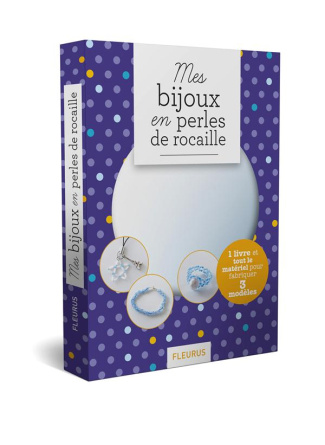Mes bijoux en perles de rocaille. Contient : des perles, du fil, 1 strap, 1 charm