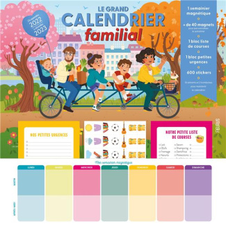 Le grand calendrier familial. Edition 2022-2023