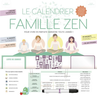 Le calendrier de la famille zen. Edition 2019-2020