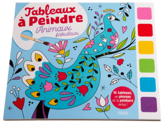 Animaux fabuleux. 10 tableaux, un pinceau et la peinture inclus !