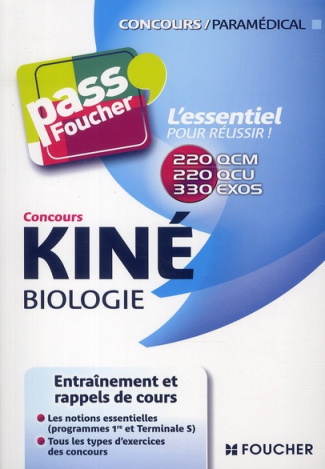 PASS'FOUCHER - CONCOURS KINE BIOLOGIE