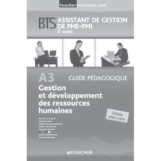 A3 GESTION ET DEVELOPPEMENT DES RESSOURCES HUMAINES 2E ANNEE BTS G.P