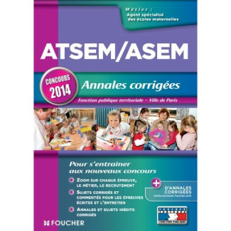 ATSEM/ASEM - ANNALES CORRIGES - CONCOURS 2014