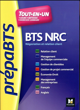 Toutes les matières BTS NRC