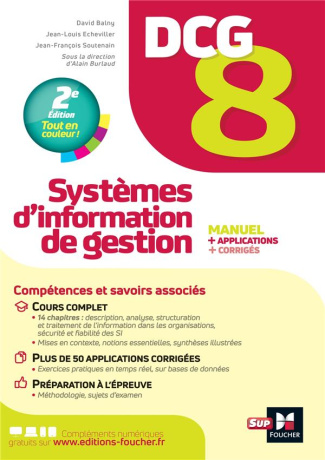 Système d'information de gestion DCG 8. Manuel et applications, 9e édition