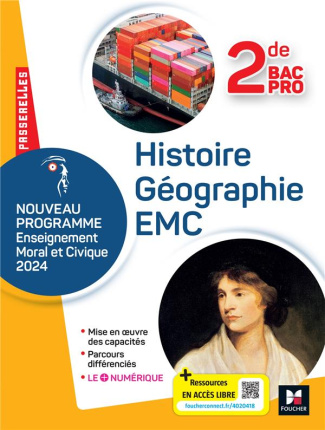 Histoire Géographie EMC 2de Bac Pro. Edition 2024
