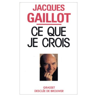 Ce que je crois