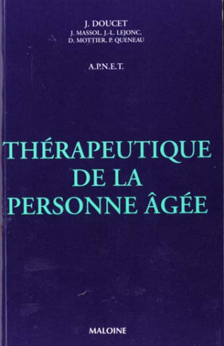 Thérapeutique de la personne âgée