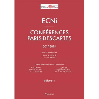 ECNi Conférences Paris-Descartes 2017-2018. Volume 1