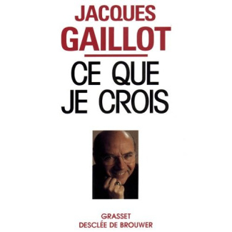 Ce que je crois