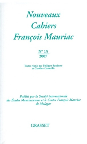 Nouveaux Cahiers François Mauriac N° 15/2007