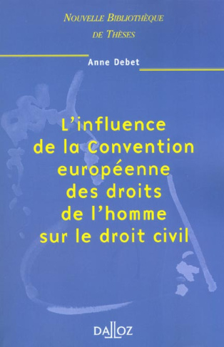 L'influence de la Convention européenne des droits de l'homme sur le droit civil