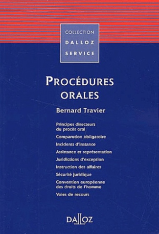 Procédures orales