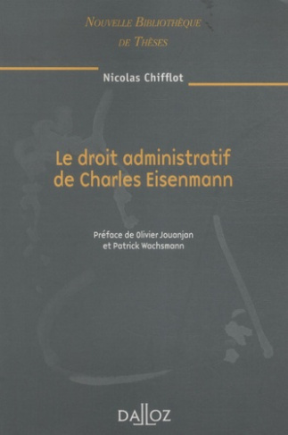 Le droit administratif de Charles Eisenmann