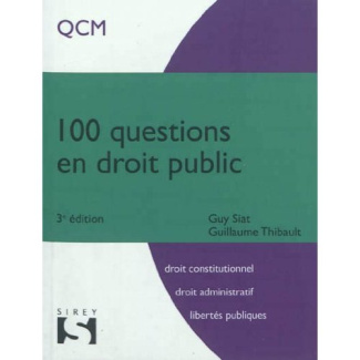 100 questions en droit public. 3e édition