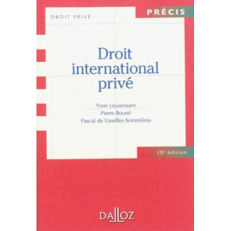 Droit international privé. 10e édition